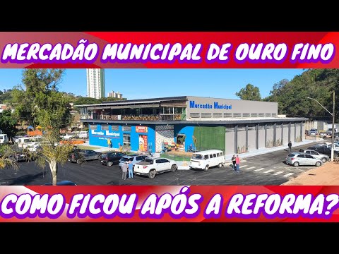 Ouro Fino Municipal Market. See how it looks after the renovation.