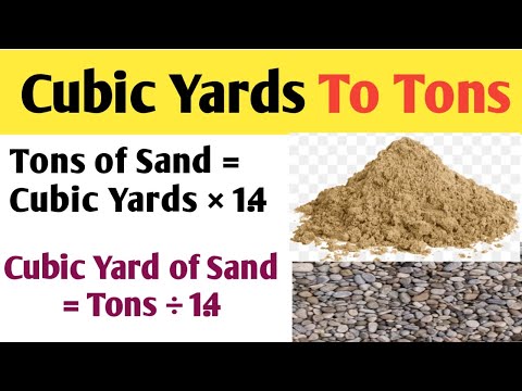 Cubic Yards To Tons