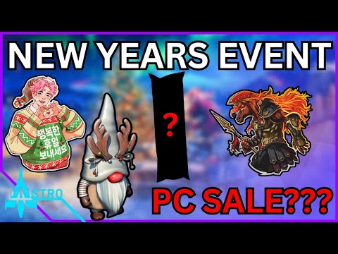 Limited Time Decorations + Snowball Event + PC SALE - New Years Events!!!