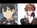 Otome World Is Tough For Mobs React To Leon As Tartaglia Gacha Club