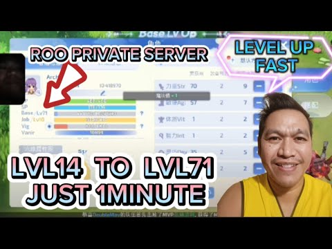 Level up Very Quickly lvl14 To lvl71 - ROO PRIVATE SERVER