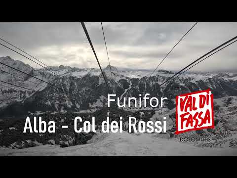Funifor Doleda, da Alba di Canazei al Col dei Rossi #valdifassa #funifor #dolomitisuperski