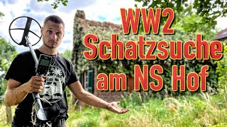 WW2 SCHATZSUCHE am N*zi Hof!! (Spurensuche mit Metalldetektor)