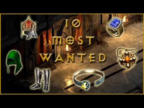 The 10 Most Wanted Unique Items in Diablo 2! [Diablo 2 Resurrected Basics]