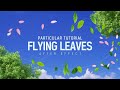 After Effects Flying Leaves Particular Tutorial l 잎사귀 날리기 (Include project files)