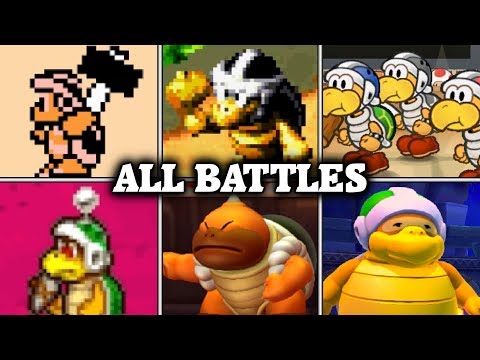 Evolution of Hammer Bro Battles in Mario games (1988 - 2017)