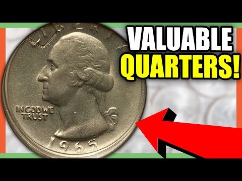 10 VALUABLE QUARTERS TO LOOK FOR - RARE QUARTERS WORTH A LOT OF MONEY! Video