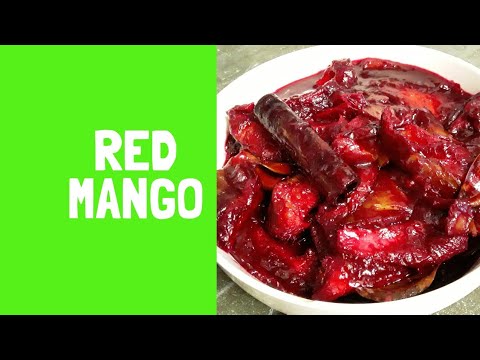 Red Mango Recipe || Stew Mango