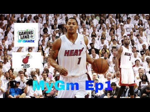 NBA 2K18 Heat MyGM Ep1 - We sign the MVP D-Rose!!!!!!!!!!