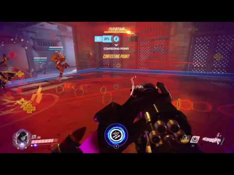 Competitive Overwatch : Pharah Barrage Team Kill