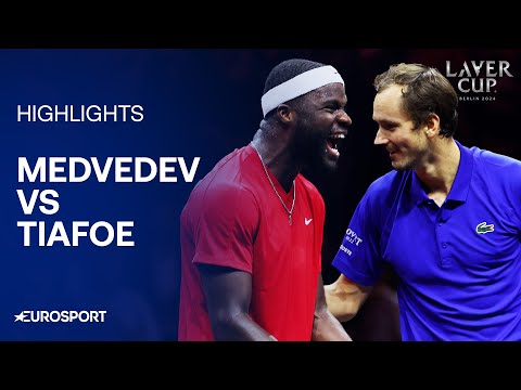 Tiafoe stuns Medvedev to help give Team World the lead | Laver Cup 2024