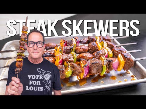 MAKING CRAZY DELICIOUS STEAK SKEWERS WITH THE HELP OF AI (AM I OBSOLETE??) | SAM THE COOKING GUY