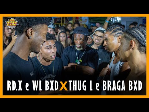 RD.X e WL BXD x THUG L e BRAGA BXD - 1ª FASE - 153ª EDIÇÃO -  Roda Cultural da Rocinha