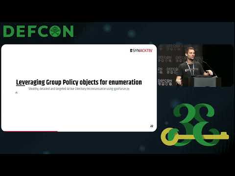 DEF CON 33 - Turning your Active Directory into the attacker’s C2 - Quentin Roland, Wilfried Bécard