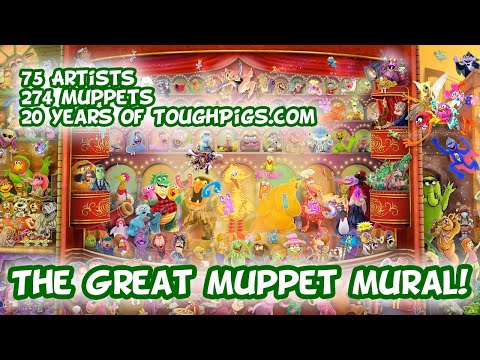 ToughPigs Presents: The Great Muppet Mural - Timelapse