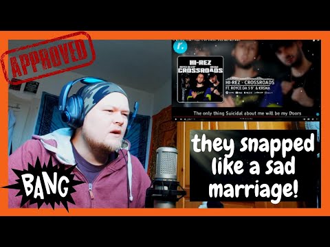 Hi-Rez - Crossroads Ft. Royce Da 5'9" & KR$NA ++ GERMAN Rappers' Reaction
