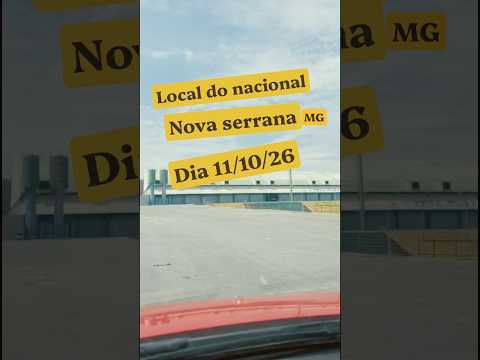 Local do nacional de pássaros dia 11/10/26 nova Serrana MG