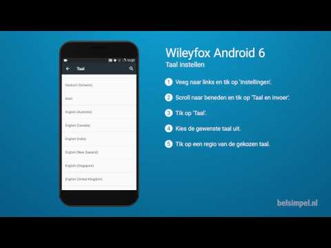 Tips & Tricks - Wileyfox smartphone: Taal instellen (Android 6)