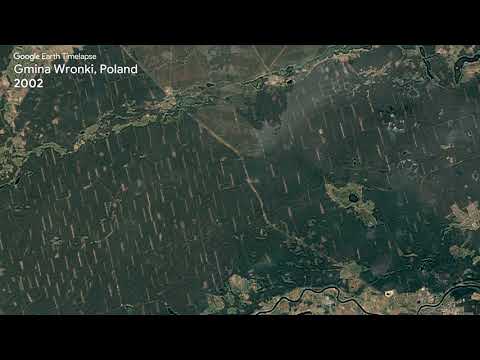 Gmina Wronki, Poland Time Lapse 1984-2020 (4K) Time-lapse 1984-2020 (4K)