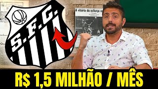 URGENTE: Santos Quer Dividir Salário de R$ 1,5 Milhão Para Liberar Atacante