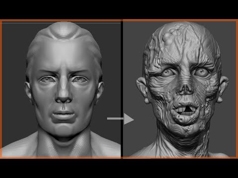 Zombie Sculpting - Timelapse