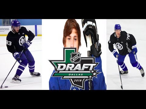 Leafs 2018  Draft Highlights -   Rasmus Sandin,  Sean Durzi, Semyon Der-Arguchintsev