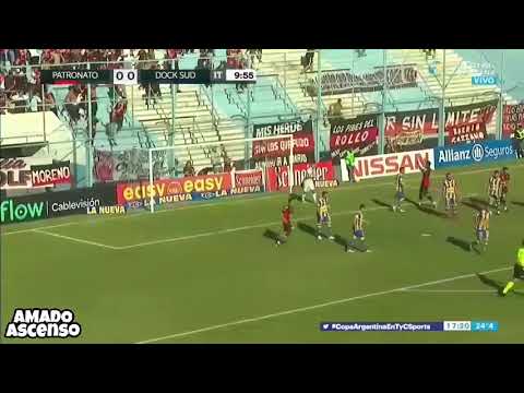 Copa Argentina : PATRONATO 1 (2) - 1 (1) DOCK SUD | LOS GOLES + PENALES