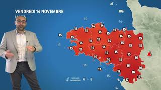 Illustration de l'actualité La météo de votre vendredi 14 novembre 2025