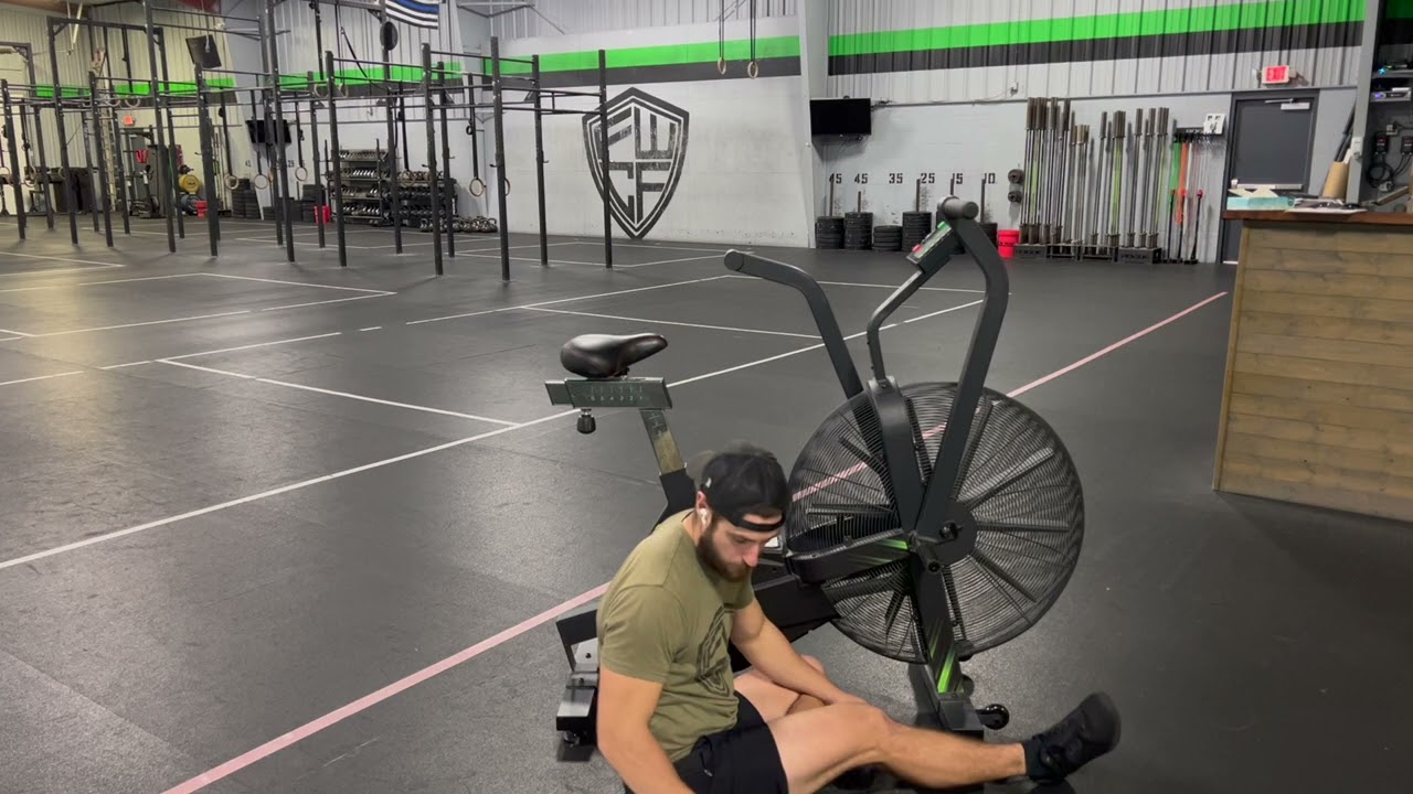 Echo Bike Decal Install