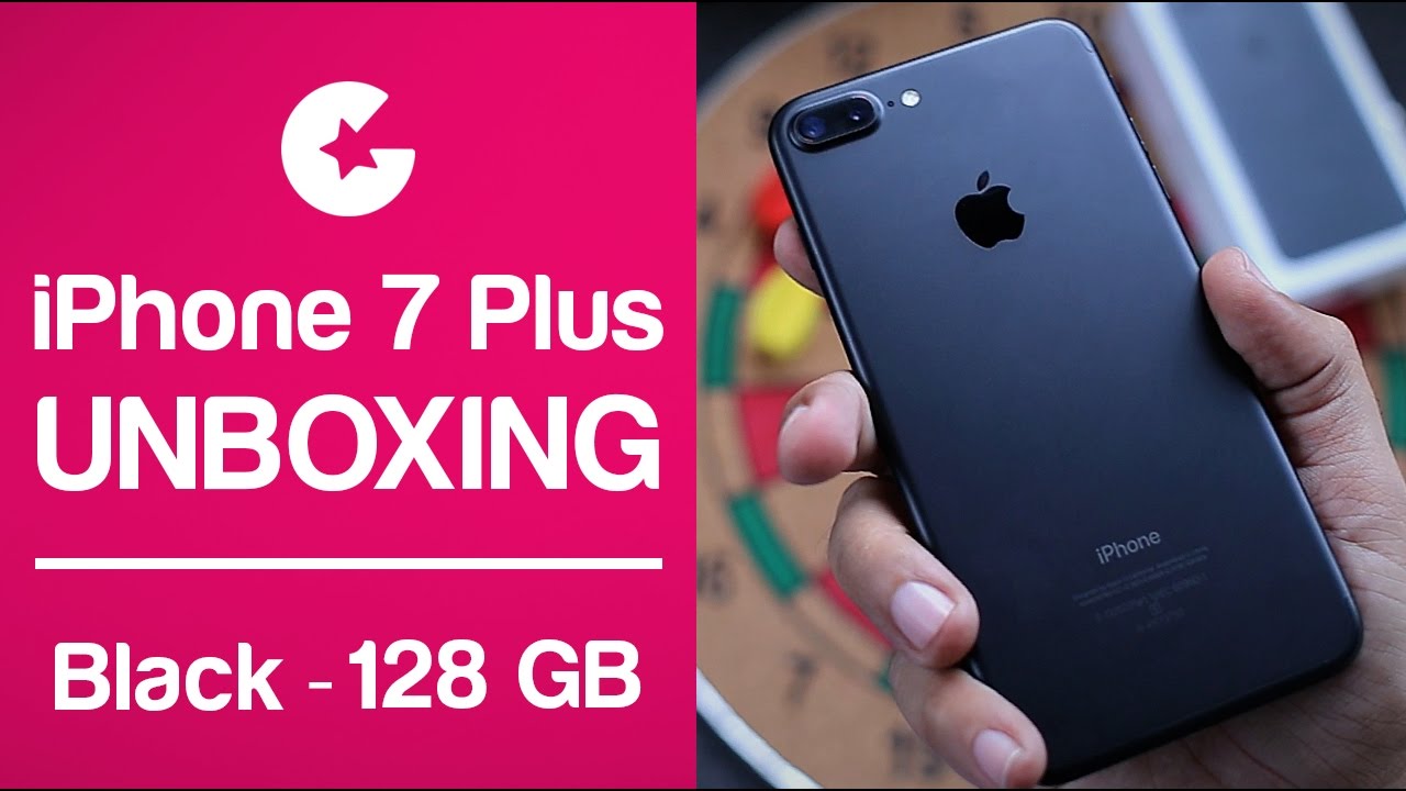 Apple iPhone 7 Plus Unboxing & First Impression ( Matte Black - 128GB )