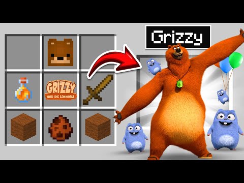 Synti - MINECRAFT, but YOU CAN CRAFT GRIZZY and the LEMMINGS!😱