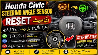 HONDA CIVIC steering angle sensor reset