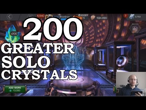 200 Greater Solo Crystal Opening! | Marvel Contest of Champions