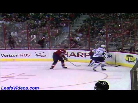 Maple Leafs @ Capitals - Nikolai Kulemin Scores - 101103
