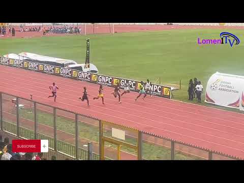 U15 boys 100m. Heat 1. GFH qualifier. Kumasi2024.