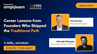 Career Lessons From Non-Traditional Founders | Job Strategy And Career Without Degrees | Simplilearn