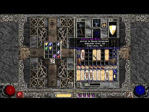 [Project Diablo 2] 300 Perfect Gems vs Grand Charms and quick gear runthrough!