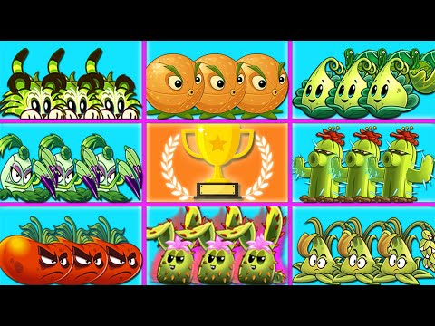 Tournament 8 Best Plants - Who Will Win? - PvZ 2 Plant Vs Plant