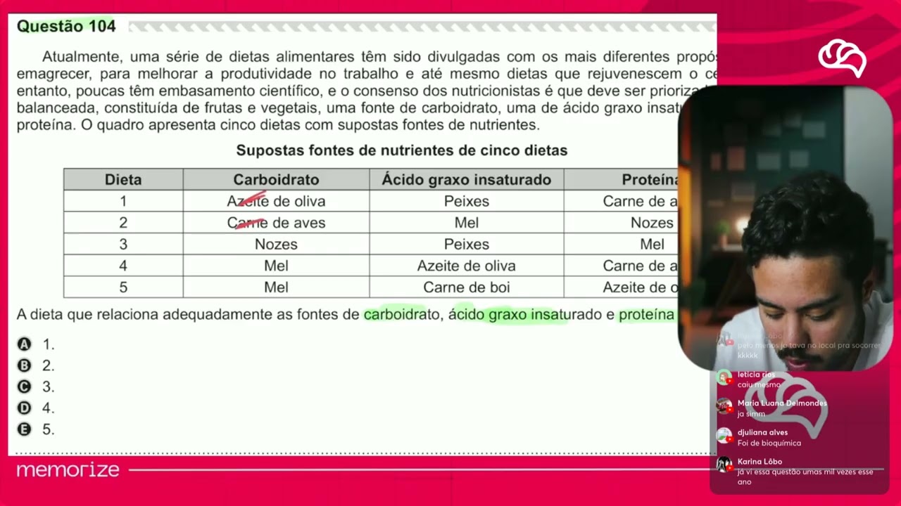 Resolução em Vídeo — Questão 104 ENEM 2019 PPL