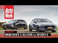 Mazda 3 Skyactiv-X vs. Mercedes A 200 - AutoWeek Dubbeltest - English subtitles