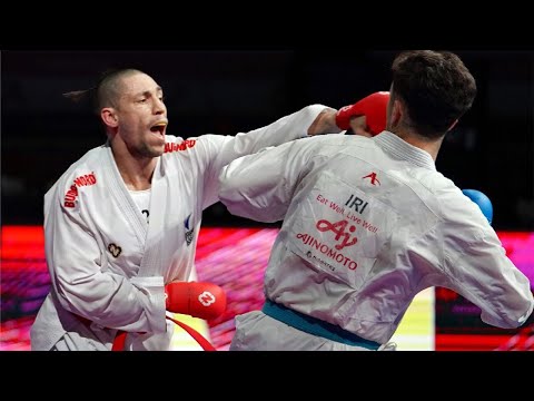 Stanislav HORUNA vs Ali Ashgar ASIABARI | 2019 Karate1 Rabat | WORLD KARATE FEDERATION