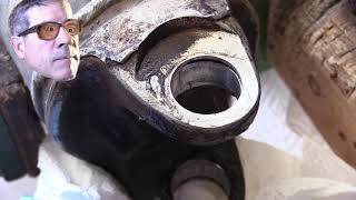U joint replacement on a GMC 1992 truck