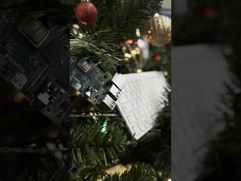 Christmas at the Raspberry Pi Store.