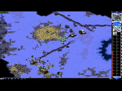Red Alert 2 Allies Rush vs Sov on Poltergeist
