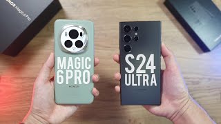 Honor Magic 6 Pro vs Samsung S24 Ultra Full Comparison | Cameras | Display | Speakers | Battery etc