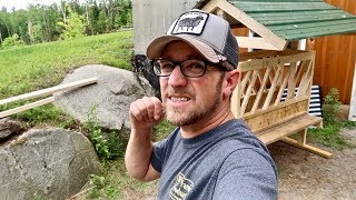 You Told me I needed a Better Goat Hay Feeder So I Built This for our Goats