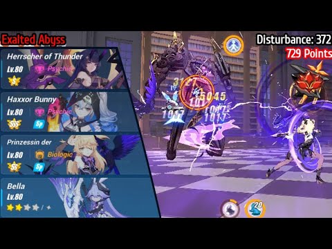 [+729] Exalted Redlotus Abyss // Husk - Nihilius, Lightning (D: 372) // HoT HB PdV (Fischl)