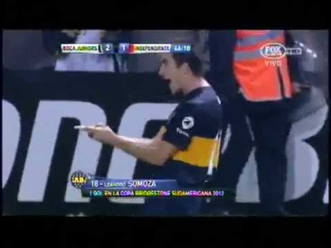 Boca 2 - Independiente 1 Gol Somoza / Copa Sudamericana