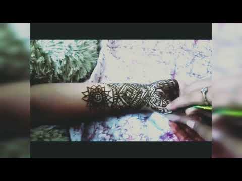 Indian style Mehandi design for kids