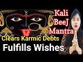 Removes Karmic Debts, Fulfills Wishes, Kali Beej Mantra Benefits, Kali Mudra, 🙏🌹🌺